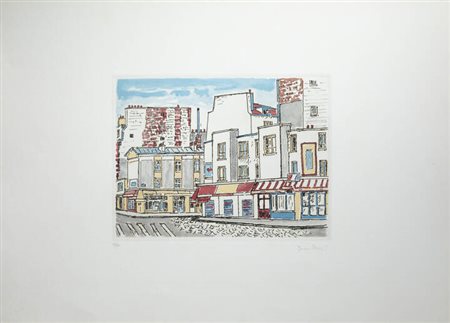 ORFEO TAMBURI<BR>Jesi (AN) 1910 - 1994<BR>"Scorcio parigino"