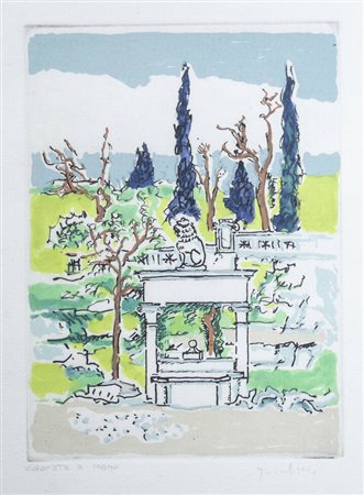 ORFEO TAMBURI<BR>Jesi (AN) 1910 - 1994<BR>"Senza titolo"