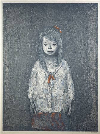 XAVIER BUENO<BR>Vera di Bidasoa (Spagna) 1915 - 1979 Firenze<BR>"Bambina"