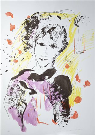 ERNESTO TRECCANI<BR>Milano 1920 - 2009<BR>"Figura femminile"