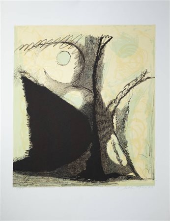 ENRICO DELLA TORRE<BR>Pizzighettone (CR) 1931<BR>"Senza titolo" 1971