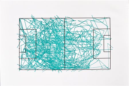 BALINT SZOMBATHY Inghilterra – Egitto, 1990 litografia a colori cm. 70x100...