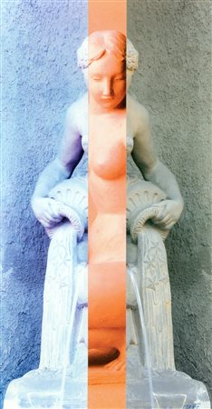 JIRI KOLAR Senza titolo, 1992 siamiaca – collage su cartoncino cm. 25x13,5...