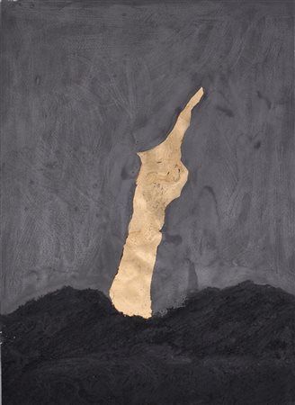 CASTELVECCHI DINO Senza titolo, s.d. tecnica mista su cartoncino cm. 50x36...