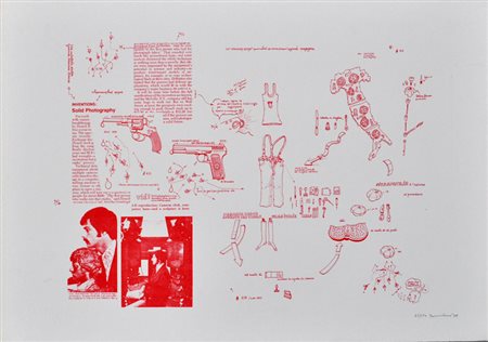 BARUCHELLO GIANFRANCO L’armata rossa, 1976 litografia a colori cm. 34,3x50...
