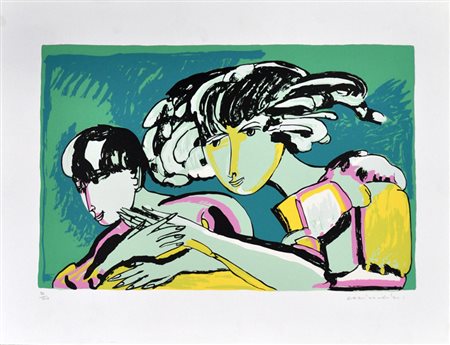 BRINDISI REMO Senza titolo, s.d. litografia a colori cm. 50x69 es. 96/100...