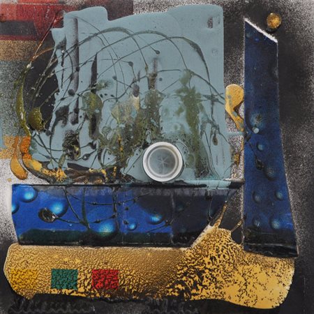 CRAIA SILVIO Senza titolo, s.d. tecnica mista e assemblaggio su cartone cm....