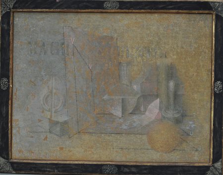 GUARIENTE CARLO Natura morta, 1984 olio su tela cm. 70x93 firma in basso a...