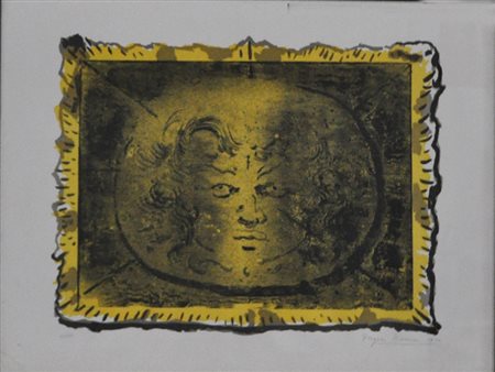 BERMAN EUGENE Medusa, 1970 litografia a colori cm. 49x70 es. 60/125 firma e...