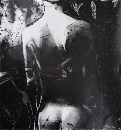 PISANELLI ROBERTO Nudo di schiena, s.d. fotografia in b/n cm. 29,5x28,5 firma...