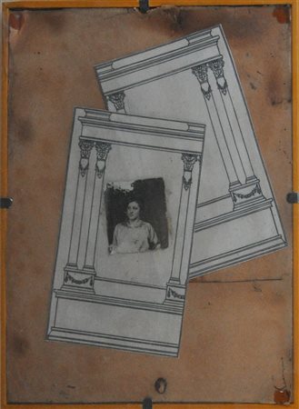 PATTERSON BEN Senza titolo, 2000 assemblaggio su masonite cm. 24x18 firma e...