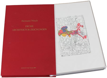 Nitsch Hermann Fruhe Architektur Zeichnungen, 2007 cartella di 13 litografie...