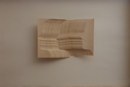 Ceroli Mario Senza titolo, 1970 multiplo in legno, cm. 70x100, es. 29/75...