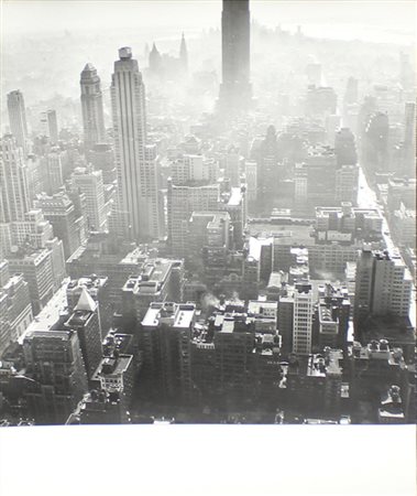 De Biasi Mario New York, 1955 fotografia vintage print, cm. 25x26,5 firmata...