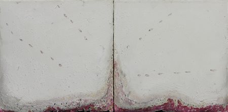 Novali Rinaldo Senza titolo, 1986 tecnica mista su tela bombata, cm 30x60...