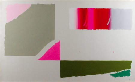 Finzi Ennio Senza titolo tecnica mista su carta intelata, cm 70x100 firmata...