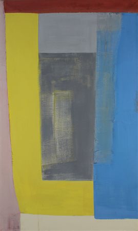 Cattaneo Stefano Hengel Ganz, 1988 terre pigmentate su tela, cm 200x120...