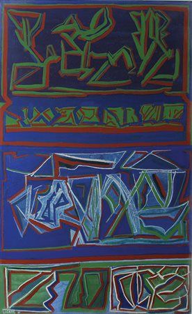 Licata Riccardo Senza titolo, 1970 olio su tela, cm 70x50 firmato e datato in...