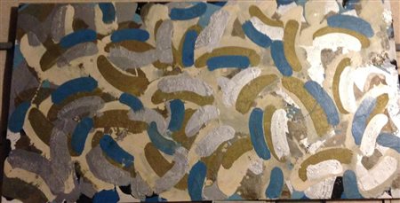 Dynys Chiara Senza titolo, 1985 smalto su tavola, cm. 78x153 firmato