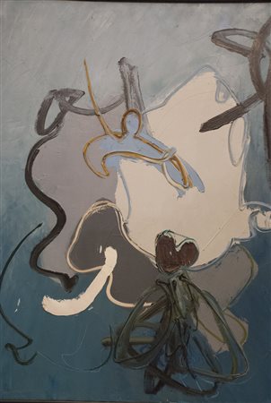 Marotta Gino Esperia, 1960 olio su tela, cm. 80x65 firmato datato e...