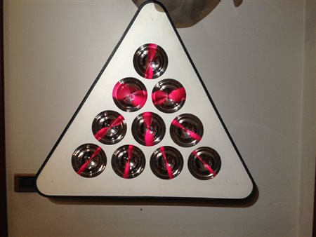 Costalonga Franco MBT, 1971 sfere in metacrilato, cm. 91x91 firmato al retro,...