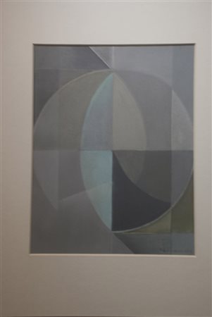 Belli Carlo Apparizione, 1974 tecnica mista su carta, cm. 45x35 firmato e...