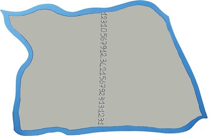 Pistoletto Michelangelo Frattali 1999/2000 specchio e smalto, cm. 117x79...