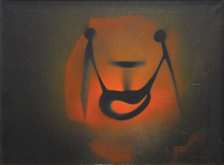 Triffez Jean Senza titolo acrilico su tela, cm. 30x40 firmato al retro