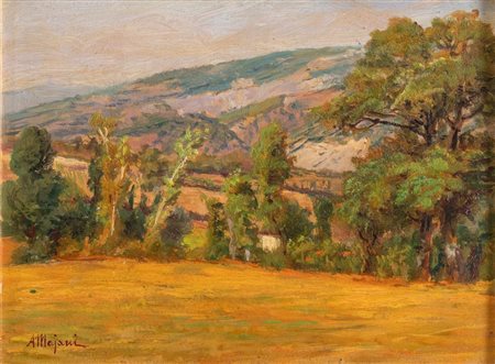 AUGUSTO MAJANI (Budrio 1867 - Buttrio 1959) "Campagna della Valmabecchia",...