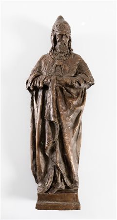 Scultura in bronzo, raffigurante doge. Anni '70 - '80 del XX secolo. Cm...