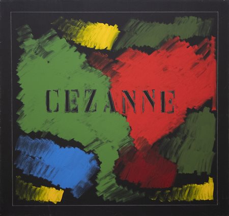 Tano Festa, Cezanne, 1986