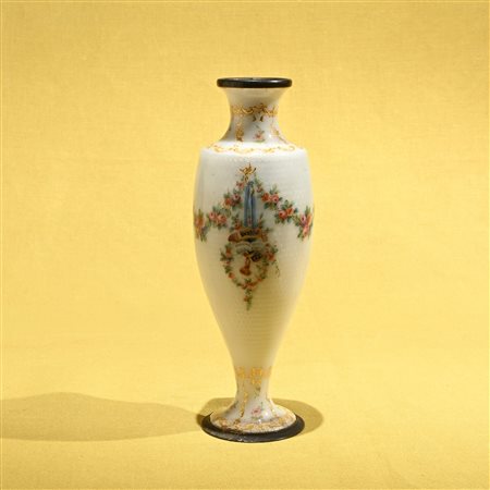 Vaso in smalto, Francia fine del XIX secolo