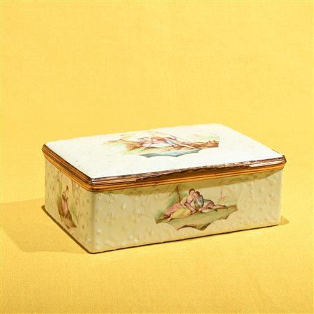 Cofanetto in smalto, Inghilterra XVIII secolo