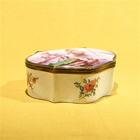 Cofanetto in smalto, Inghilterra XVIII secolo