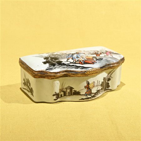 Cofanetto in smalto, Germania XVIII secolo