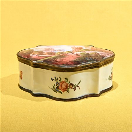 Cofanetto in smalto, Germania XIX secolo