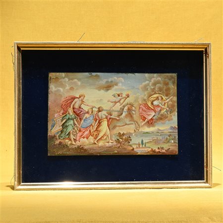 Placca in smalto, Vienna XIX secolo