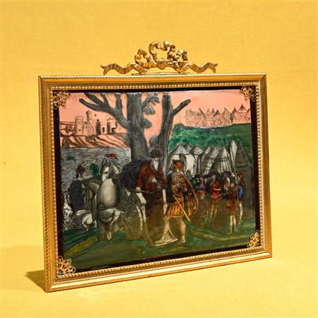 Placca in smalto, Limoges XVII secolo