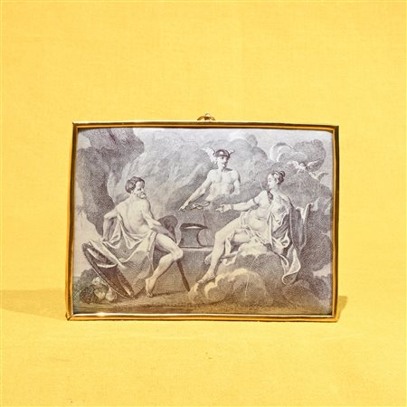 Placca in smalto, Francia inizi del XIX secolo