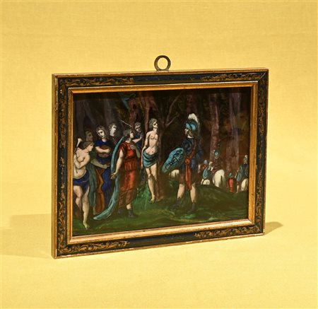 Placca in smalto, Limoges XVI secolo