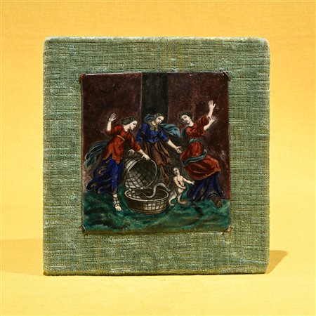 Placca in smalto, Limoges XVII secolo