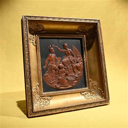 Placca in ardesia e cera rossa, Claude Ramey Parigi  1754-1838