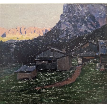 CAMILLO RASMO - QUATTRO BAITE 40X42.5 OLIO SU CARTONE. SENZA FIRMA. APPUNTO...