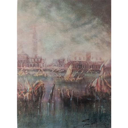 CAMOZZI PIETRO - VENEZIA 18X24 OLIO T.M. (1996)