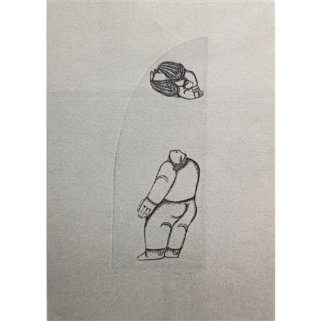 VERDINI PIETRO - STUPORE 50X70 ACQUAFORTE SU CARTA P.A.