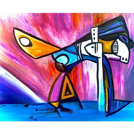 LEVEGHI IRENE - APOLLONIA ACRILICO SU TELA 50x60 (2023)