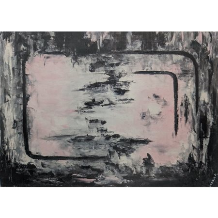 LEONIA P. - RIFLESSI NEL VETRO 70X50 OLIO SU TELA