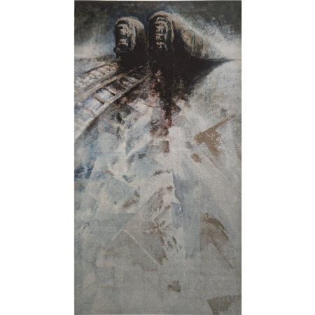 CARACRISTI EDGAR -MOTRICI 198X99 TECNICA MISTA SU TELA (1997)