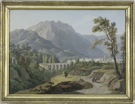Xavier (Saverio) Della Gatta (1758-1828) Acquedotto borbonico nel peasaggio...