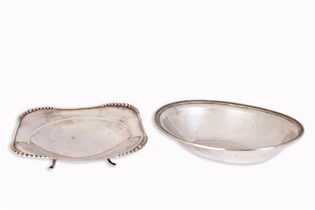 Due centritavola in argento